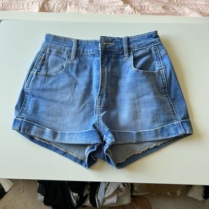 Kendall + Kylie High-waisted Denim Shorts Size 25